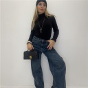 maglia mezzo collo felpata alaska